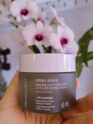 [NEW_버진팜스 푸딩수딩] 투명 푸딩젤이 선사하는 빠른 진정과 깨끗한 피부결 정돈 — 5점을 준 리뷰어가 2021년 10월 올린 사용 사진