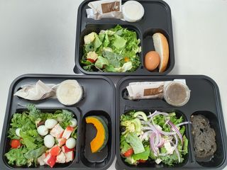 참살이도시락 작심삼일 샐러드도시락 3개 맛보기 새벽배송 또는 택배배송 — 5점을 준 리뷰어가 2021년 8월 올린 사용 사진