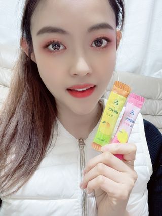 비타앤C 레몬맛, 망고맛 — 5점을 준 리뷰어가 2021년 4월 올린 사용 사진