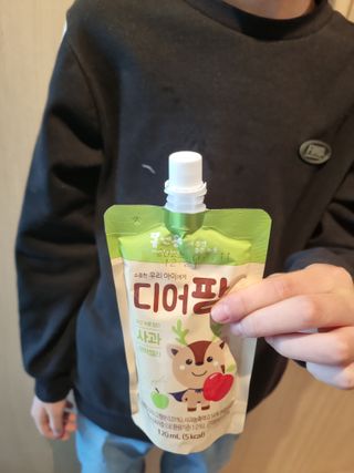 [몸엔용] 우리 아이 건강간식, 달콤한 녹용곤약젤리 디어팡 4종 — 5점을 준 리뷰어가 2022년 4월 올린 사용 사진