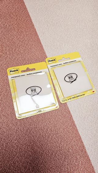 나우[3M] 포스트잇 노트 투명 메모지 30 매 (73mm x 73mm) X 2개 — 5점을 준 리뷰어가 2024년 7월 올린 사용 사진