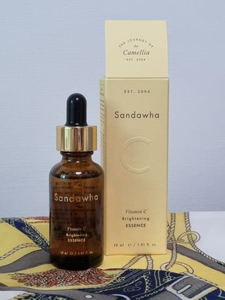 스킨큐어 산다화 비타민c 화이트닝 에센스 30ml — 5점을 준 리뷰어가 2022년 2월 올린 사용 사진