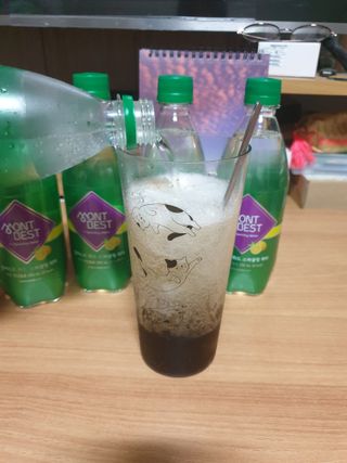 몽베스트 Montbest with Sparkling water Lemon OR Lime 20병(랜덤) — 4점을 준 리뷰어가 2022년 6월 올린 사용 사진