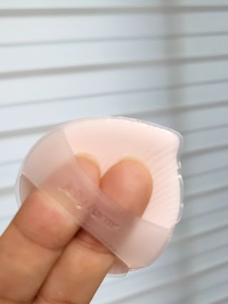 젤리팜 마이크로셀 실리콘퍼프 피치,오렌지 — 5점을 준 리뷰어가 2021년 11월 올린 사용 사진