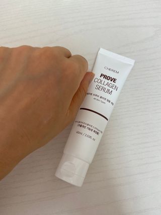 체르엠  프루브 콜라겐 앰플세럼 60ml 1병 — 5점을 준 리뷰어가 2022년 4월 올린 사용 사진
