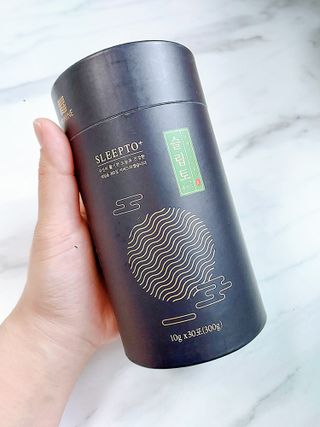 프리마인 자체 기업부설 연구소에서 찾아낸 건강한 수면의 비밀.  슬립토 플러스 30포 — 2점을 준 리뷰어가 2022년 6월 올린 사용 사진