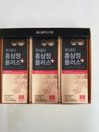 서울약사신협_투데이홍삼정플러스스틱_10g x 30포 — 5점을 준 리뷰어가 2021년 6월 올린 사용 사진