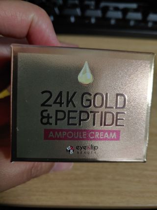 아이앤립 / EYENLIP 아이앤립 24K 골드 N 펩타이드 앰플 크림 — 4점을 준 리뷰어가 2021년 5월 올린 사용 사진