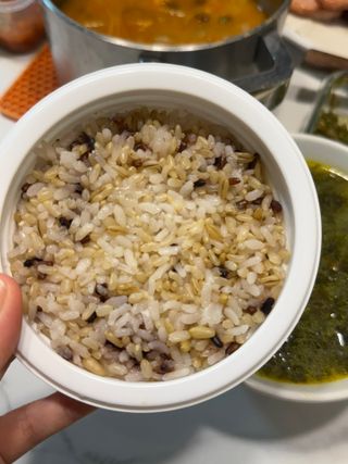 [구매평]양반 동원 양반 100밥 오미밥, 130g, 12개 — 5점을 준 리뷰어가 2025년 5월 올린 사용 사진
