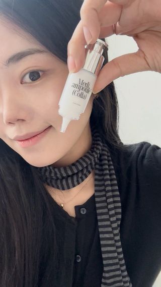 ✅프리 [밀리밀리] 메디 앰플 콜라 15ml — 5점을 준 리뷰어가 2025년 9월 올린 사용 사진