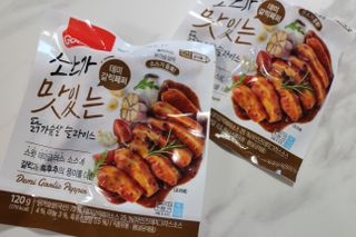 굽네몰 [굽네] 소스가 맛있는 닭가슴살 슬라이스 4종 — 4점을 준 리뷰어가 2021년 11월 올린 사용 사진