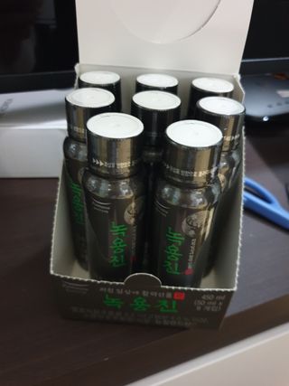 [풀무원] 녹용진 50ml 9입 — 5점을 준 리뷰어가 2021년 3월 올린 사용 사진