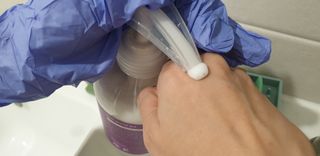 빅그린 베이비라인 3종세트 - 샴푸앤바디워시500ml,올인원로션500ml,바디크림170ml — 5점을 준 리뷰어가 2022년 11월 올린 사용 사진