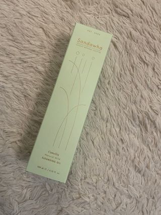 스킨큐어 산다화 순한 클렌징 동백 오일 200ml — 5점을 준 리뷰어가 2023년 8월 올린 사용 사진