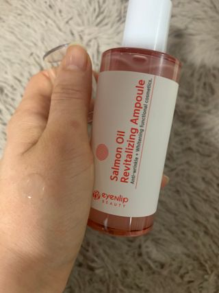 아이앤립 / EYENLIP 아이앤립 연어오일 리바이탈라이징 토너+앰플+크림 3종 세트 — 5점을 준 리뷰어가 2021년 5월 올린 사용 사진