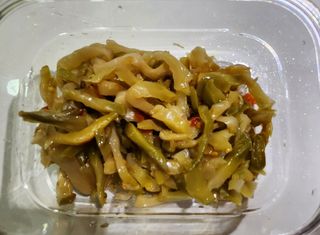 루시델리 야미하우스 홍콩 스파이시 프리미엄 짜사이 무침 500g — 5점을 준 리뷰어가 2024년 6월 올린 사용 사진