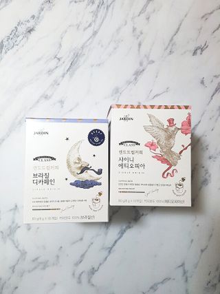 (주)쟈뎅 쟈뎅 클래스 핸드 드립 커피 10P 2종_디카페인 1종+랜덤 플레이버 1종 — 5점을 준 리뷰어가 2021년 4월 올린 사용 사진