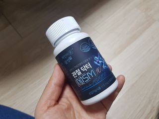 체인미 관절 및 연골건강에 도움을 줄수있는 관절닥터 MSM100 — 5점을 준 리뷰어가 2021년 11월 올린 사용 사진