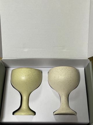 소담스퀘어 상암 [다피] 들깨 도자기 막걸리 고블렛잔 – 4Color 술잔 2P 세트(선물세트) — 5점을 준 리뷰어가 2022년 10월 올린 사용 사진