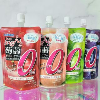 ORIHIRO 오리히로 곤약젤리 제로칼로리 130g 4종 4팩(맛별로 1팩씩) — 5점을 준 리뷰어가 2023년 2월 올린 사용 사진