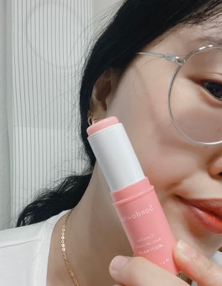 스킨큐어 산다화 카멜리아 안티 링클 멀티밤 — 4점을 준 리뷰어가 2023년 12월 올린 사용 사진