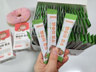 아이비웰니스 빵순이 식탁 위의 필수템! 빵순이 효소 키위맛 100포 + 석류맛 14포 (총 114포) — 5점을 준 리뷰어가 2022년 12월 올린 사용 사진