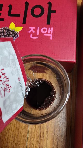 서울약사신협_내몸애생발란스아로니아_70ml x 30포 — 5점을 준 리뷰어가 2021년 7월 올린 사용 사진