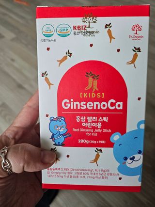 (주)닥터오레고닌 진세노카 키즈 홍삼젤리스틱 — 5점을 준 리뷰어가 2023년 8월 올린 사용 사진
