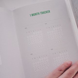 리훈 2023년 아이라이크 모눈 다이어리 미니달력 세트 — 5점을 준 리뷰어가 2022년 12월 올린 사용 사진