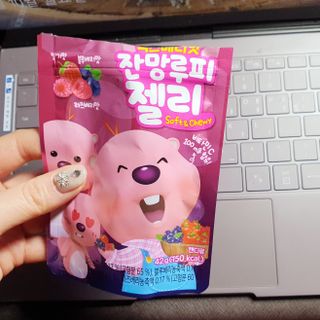 [팔도] 잔망루피젤리 믹스베리맛 42g 8개 — 5점을 준 리뷰어가 2022년 1월 올린 사용 사진