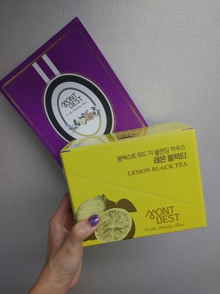 몽베스트 위드더 블랜딩 하우스 _레몬 블랙티 — 5점을 준 리뷰어가 2023년 1월 올린 사용 사진