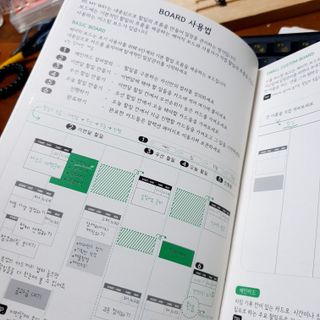 MF[비마이웨이]특허받은 할일카드 플래너, 비마이웨이 세트(만년형) — 5점을 준 리뷰어가 2023년 7월 올린 사용 사진