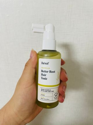 달리프 클로렐라 베러 루트 헤어토닉 100ml — 5점을 준 리뷰어가 2021년 5월 올린 사용 사진