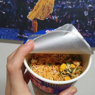 NISSIN 닛신 컵누들  4종 - 씨푸드오리지날, 씨푸드 스파이시, 씨푸드 커리, 씨푸드 XO소스 — 4점을 준 리뷰어가 2021년 12월 올린 사용 사진