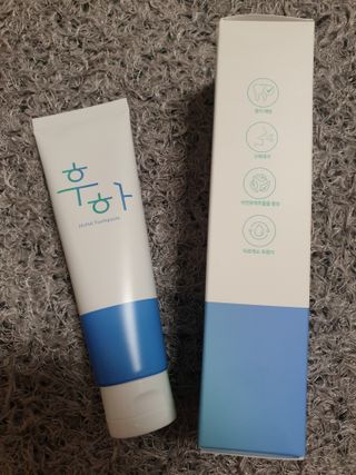 [심폐소생소] 무불소 임산부 천연 치약 — 5점을 준 리뷰어가 2021년 8월 올린 사용 사진