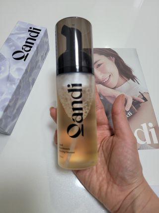 헤어플러스 콴디 아침세안제 폼클렌징 퓨어 어니스티 모닝클렌저 — 5점을 준 리뷰어가 2021년 4월 올린 사용 사진