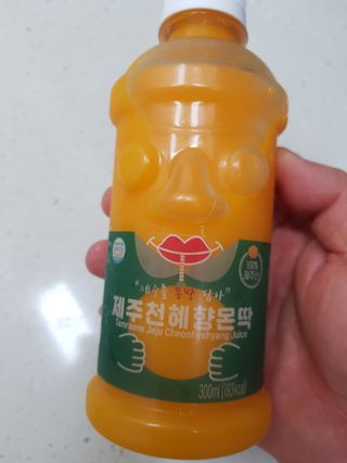 탐라원 제주의 맛, 몬딱주스 4종세트 - 한라봉몬딱주스, 천혜향몬딱주스, 청귤에이드, 당근몬딱주스 — 5점을 준 리뷰어가 2021년 8월 올린 사용 사진