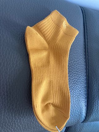 [사이즈가 있는 양말 필로이] 남/여 골지 발목 양말 4족 세트 남【S, M, L, XL】여【S, M, L】_컬러 랜덤 — 5점을 준 리뷰어가 2022년 6월 올린 사용 사진