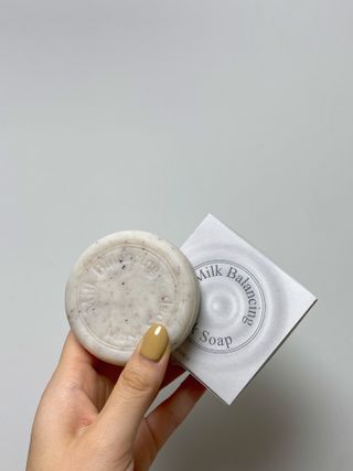 리더스코스메틱 리더스 밀크 밸런싱  마스크  솝 — 5점을 준 리뷰어가 2021년 11월 올린 사용 사진