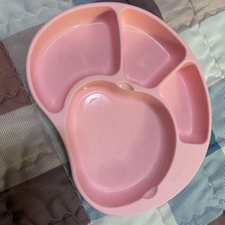 유비맘 캐릭터 실리콘 흡착 식판_색상 랜덤발송 — 5점을 준 리뷰어가 2021년 3월 올린 사용 사진