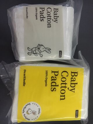 디어엘로디 프리미엄 유기농 베이비 솜티슈 40매 3 + 1 PACK — 5점을 준 리뷰어가 2021년 2월 올린 사용 사진