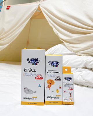 포멀비 키즈 더마베리어 아토 세트(크림 120ml+워시 300ml+스틱밤 18g) — 5점을 준 리뷰어가 2023년 11월 올린 사용 사진