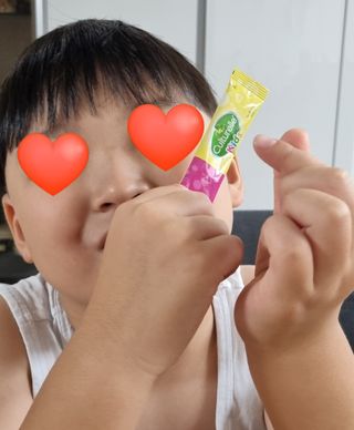 광동생활건강 [세계판매1위 유산균] 컬처렐 키즈 패킷 30포1박스 — 5점을 준 리뷰어가 2022년 7월 올린 사용 사진
