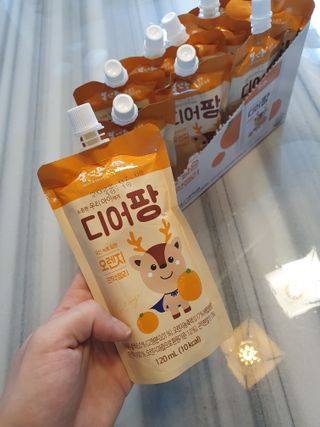 [몸엔용] 우리 아이 건강간식, 달콤한 녹용곤약젤리 디어팡 4종 — 5점을 준 리뷰어가 2022년 4월 올린 사용 사진