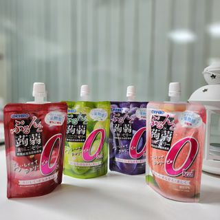 ORIHIRO 오리히로 곤약젤리 제로칼로리 130g 4종 4팩(맛별로 1팩씩) — 5점을 준 리뷰어가 2023년 3월 올린 사용 사진