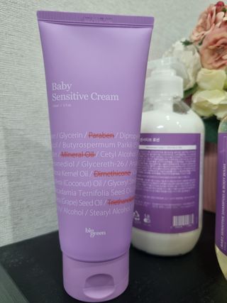빅그린 베이비라인 3종세트 - 샴푸앤바디워시500ml,올인원로션500ml,바디크림170ml — 5점을 준 리뷰어가 2022년 11월 올린 사용 사진
