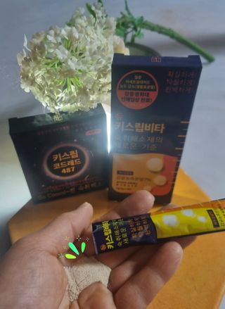 [키스립] 근복적인 숙취원인 해결 숙취해소제 키스립 코드레드487 2팩 & 뉴키스립비타 1box  set — 5점을 준 리뷰어가 2022년 3월 올린 사용 사진