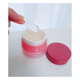 SOONWITH 바이오 수퍼 아쿠아 하이드로 젤 크림 — 5점을 준 리뷰어가 2021년 3월 올린 사용 사진