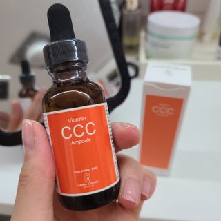 더마 사이언스 비타민 CCC 앰플 기미 브라이트닝 세럼 30ml — 5점을 준 리뷰어가 2021년 8월 올린 사용 사진