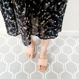 밸롭 칼로링 다이어트 지압슬리퍼 — 5점을 준 리뷰어가 2021년 4월 올린 사용 사진